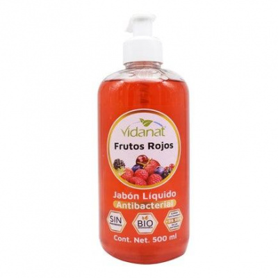 JABON ANTIBACTERIAL FRUTOS ROJOS 500 ML VIDANAT