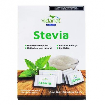 ENDULZANTE STEVIA 100 SOB VIDANAT