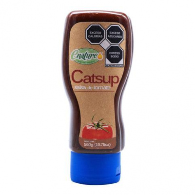 CATSUP SIN AZUCAR 560 G E-NATURE