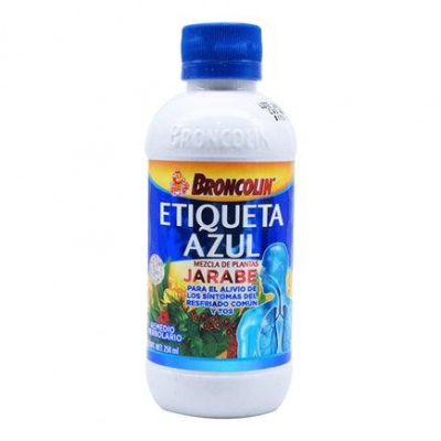 JARABE ETIQUETA AZUL 250 ML BRONCOLIN