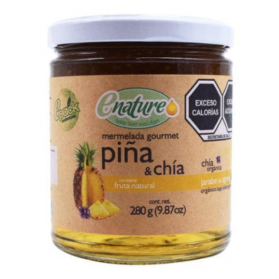 MERMELADA PIÑA CHIA 280 G E-NATURE