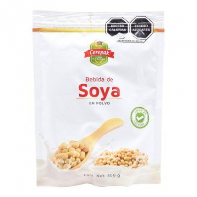 BEBIDA DE SOYA NATURAL 500 G CEREPAK