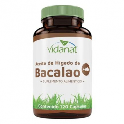 ACEITE DE HIGADO BACALAO 120 CAP VIDANAT