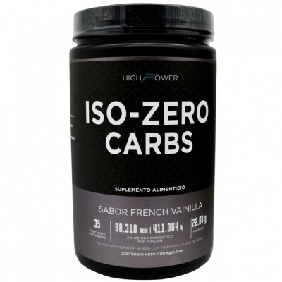 ZERO CARBS PROTEINA AISLADA AL 90 PORCIENTO 2 LBS HIGH POWER