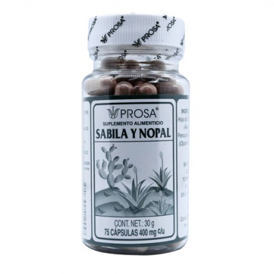 SABILA Y NOPAL 75 CAP PROSA