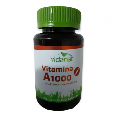 VITAMINA A 1000MG 100 TAB VIDANAT