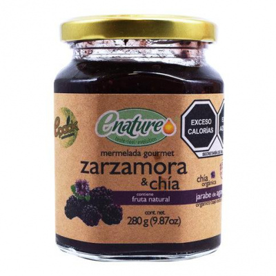 MERMELADA ZARZAMORA CHIA 280 G E-NATURE