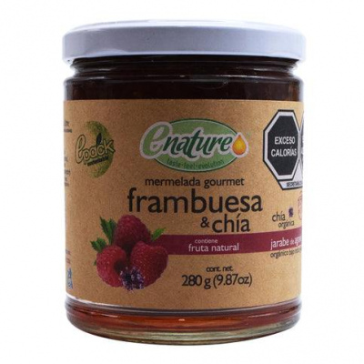 MERMELADA FRAMBUESA CHIA 280 G E-NATURE