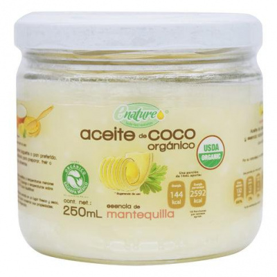 ACEITE DE COCO SAB MANTEQUILLA 250 ML E-NATURE