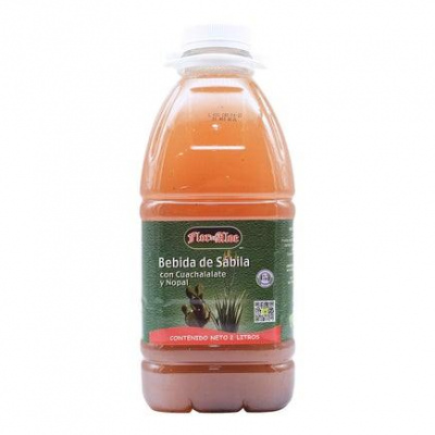 BEBIDA DE SABILA CUACHALALATE NOPAL 2 L FLOR DE ALOE