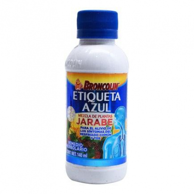 JARABE ETIQUETA AZUL 140 ML BRONCOLIN