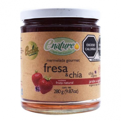 MERMELADA FRESA CHIA  280 G E-NATURE